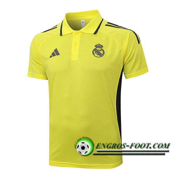 Polo Foot Real Madrid Jaune/Noir 2025/2026
