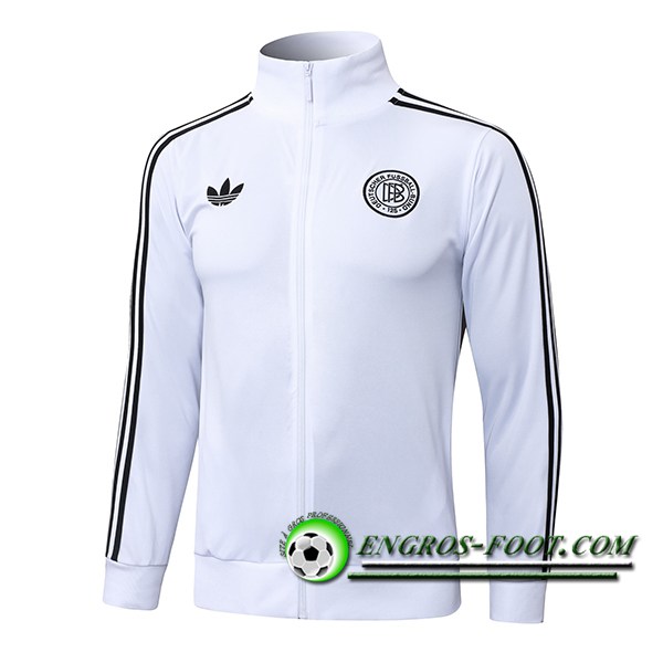 Veste Foot Allemagne Blanc/Noir 2025/2026