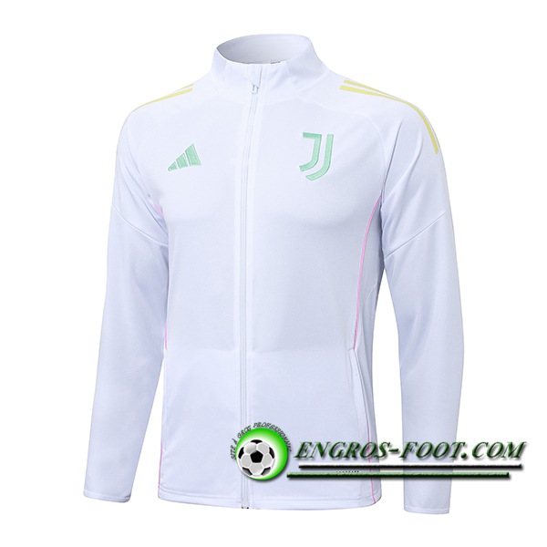 Veste Foot Juventus Blanc/Jaune 2025/2026