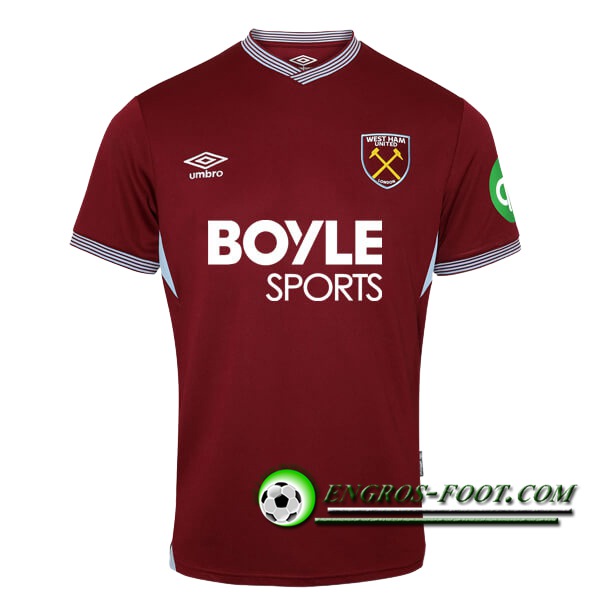 Nouveau Maillot de Foot West Ham Domicile 2025/2026