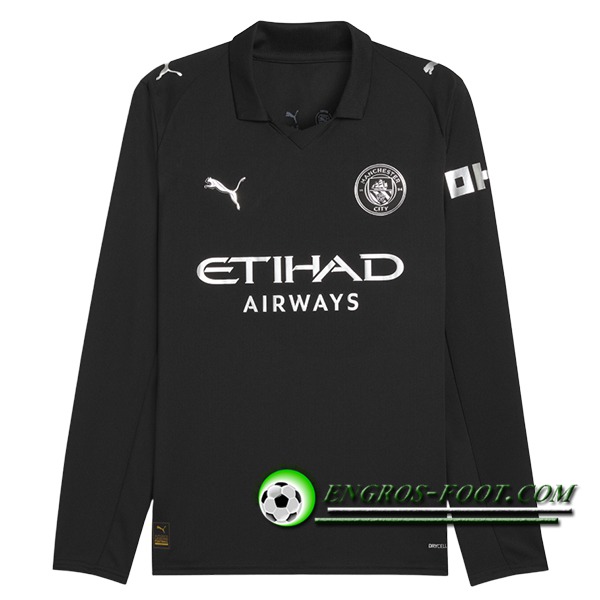 Nouveau Maillot de Foot Manchester City Exterieur Manches Longues 2025/2026