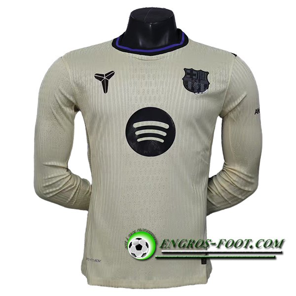Maillot de Foot FC Barcelone Exterieur Manches Longues 2025/2026