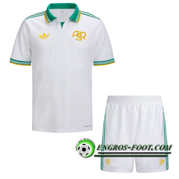 Nouveau Maillot de Foot AS Rome Enfant Exterieur 2025/2026