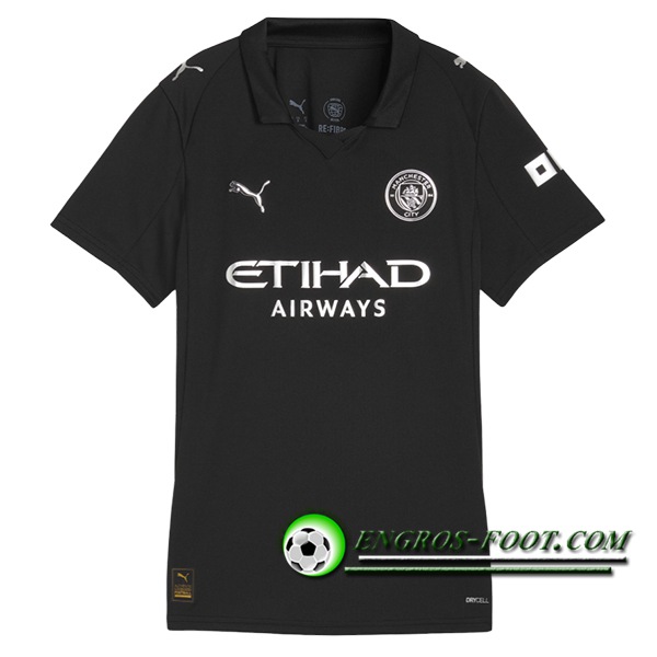 Nouveau Maillot de Foot Manchester City Femme Exterieur 2025/2026