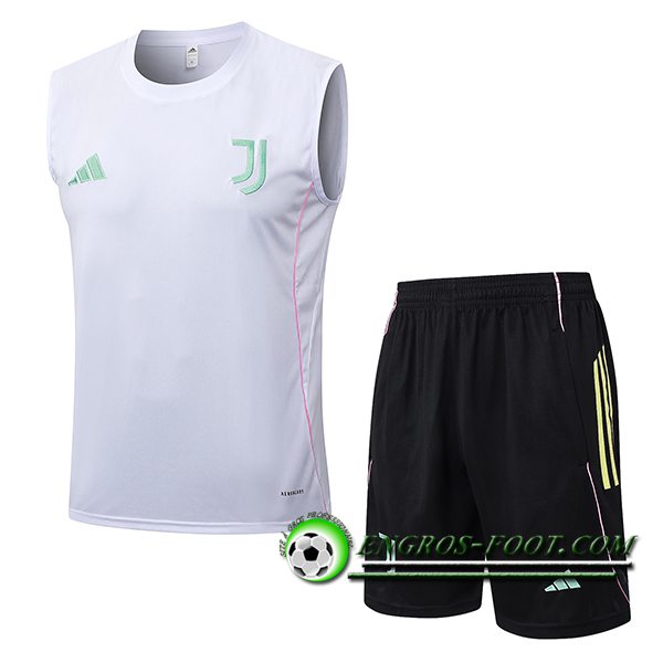 Ensemble Training Debardeurs Juventus Blanc 2025/2026