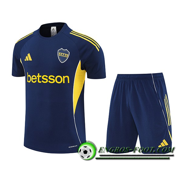 Ensemble Training T-Shirts Boca Juniors Bleu/Jaune 2025/2026